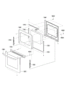 Door Parts parts for Lg Gas Range LRG3193ST/00 from AppliancePartsPros.com