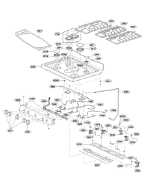 Cooktop Parts parts for Lg Gas Range LRG3193ST/00 from AppliancePartsPros.com