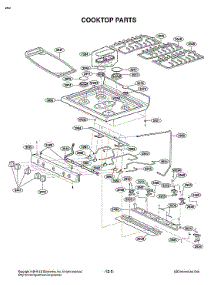 Cooktop Parts parts for Lg Gas Range LRG3194ST/00 from AppliancePartsPros.com