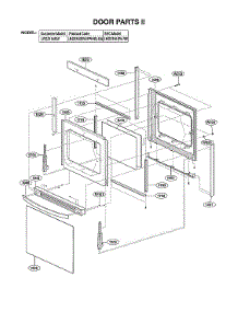 Door Parts parts for Lg Gas Range LRG3194SW/00 from AppliancePartsPros.com