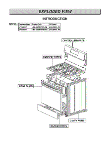 Introduction Parts parts for Lg Gas Range LRGL5823S/00 from AppliancePartsPros.com
