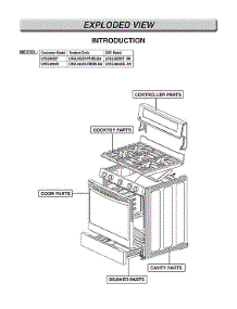 Introduction Parts parts for Lg Gas Range LRGL5825D/00 from AppliancePartsPros.com