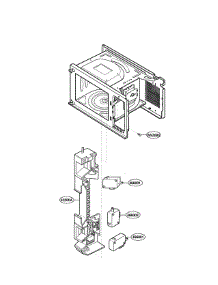 Latch Board Parts parts for Lg Countertop Microwave LRM1230B from AppliancePartsPros.com