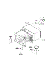 Oven Cavity Parts parts for Lg Countertop Microwave LRM2060ST from AppliancePartsPros.com