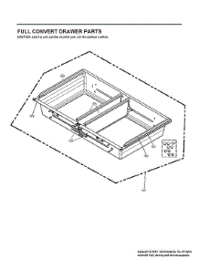 Full Convert Drawer Parts parts for Lg Bottom-Mount Refrigerator LRMDC2306D/00 from AppliancePartsPros.com