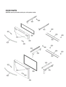 Freezer Door Parts parts for Lg Bottom-Mount Refrigerator LRMDC2306D/01 from AppliancePartsPros.com