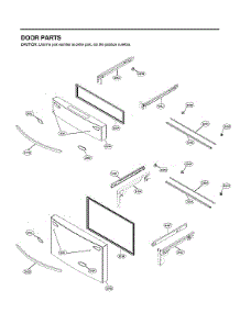 Freezer Door Parts parts for Lg Bottom-Mount Refrigerator LRMDC2306S/00 from AppliancePartsPros.com