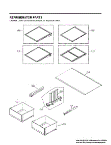 Refrigerator Parts parts for Lg Bottom-Mount Refrigerator LRMDS3006S/00 from AppliancePartsPros.com
