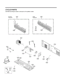 Cycle Parts parts for Lg Bottom-Mount Refrigerator LRMDS3006S/01 from AppliancePartsPros.com