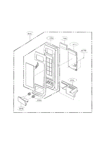 Controller Parts parts for Lg Countertop Microwave LRMP1270ST from AppliancePartsPros.com