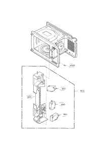 Latch Board Parts parts for Lg Countertop Microwave LRMP1270ST from AppliancePartsPros.com