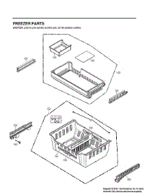 Freezer Parts parts for Lg Bottom-Mount Refrigerator LRMVC2306D/00 from AppliancePartsPros.com