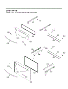 Freezer Door Parts parts for Lg Bottom-Mount Refrigerator LRMVC2306S/00 from AppliancePartsPros.com