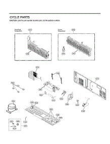 Cycle Parts parts for Lg Bottom-Mount Refrigerator LRMVC2306S/00 from AppliancePartsPros.com