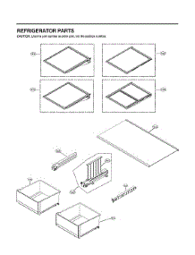 Refrigerator Parts parts for Lg Bottom-Mount Refrigerator LRMVS3006D/00 from AppliancePartsPros.com