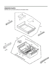 Freezer Parts parts for Lg Bottom-Mount Refrigerator LRMVS3006S/00 from AppliancePartsPros.com