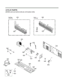 Cycle Parts parts for Lg Bottom-Mount Refrigerator LRMVS3006S/00 from AppliancePartsPros.com