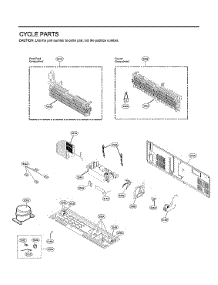 Cycle Parts parts for Lg Bottom-Mount Refrigerator LRMVS3006S/01 from AppliancePartsPros.com