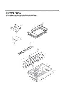 Freezer Parts parts for Lg Bottom-Mount Refrigerator LRMXC2206S/00 from AppliancePartsPros.com