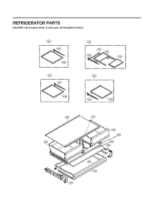 Refrigerator Parts parts for Lg Bottom-Mount Refrigerator LRMXC2206S/00 from AppliancePartsPros.com