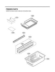Freezer Parts parts for Lg Bottom-Mount Refrigerator LRMXS2806D/00 from AppliancePartsPros.com