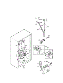 Ice & Water Part parts for Lg Side-By-Side Refrigerator LRSC26915SW from AppliancePartsPros.com