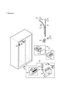 Ice & Water Part parts for Lg Side-By-Side Refrigerator LRSC26920SB from AppliancePartsPros.com