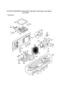 Machine Compartment parts for Lg Side-By-Side Refrigerator LRSC26930SW from AppliancePartsPros.com