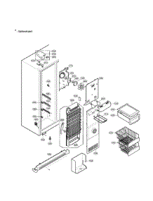 Freezer Compartment parts for Lg Side-By-Side Refrigerator LRSC26930TT from AppliancePartsPros.com