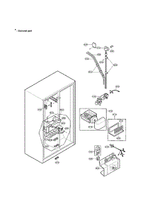 Ice And Water Parts parts for Lg Side-By-Side Refrigerator LRSC26940ST from AppliancePartsPros.com