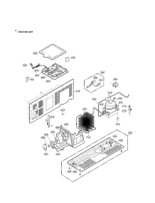 Machine Compartment Parts parts for Lg Side-By-Side Refrigerator LRSC26940ST from AppliancePartsPros.com