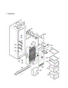 Freezer Compartment parts for Lg Side-By-Side Refrigerator LRSC26940TT from AppliancePartsPros.com