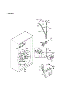 Ice & Water Part parts for Lg Side-By-Side Refrigerator LRSC26941SW from AppliancePartsPros.com