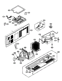 Machine Parts parts for Lg Side-By-Side Refrigerator LRSC26944SW from AppliancePartsPros.com