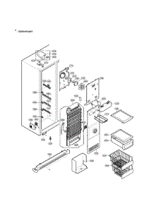 Freezer Compartment parts for Lg Side-By-Side Refrigerator LRSC26944TT from AppliancePartsPros.com