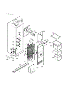 Freezer Compartment parts for Lg Side-By-Side Refrigerator LRSC26960TT from AppliancePartsPros.com