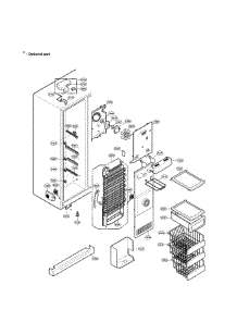 Freezer Compartment parts for Lg Side-By-Side Refrigerator LRSC26980SB from AppliancePartsPros.com