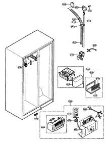 Ice / Water Parts parts for Lg Side-By-Side Refrigerator LRSC26980TT from AppliancePartsPros.com