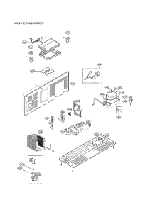 Machine Compartment parts for Lg Side-By-Side Refrigerator LRSES2706V/02 from AppliancePartsPros.com