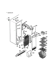 Freezer Compartment parts for Lg Side-By-Side Refrigerator LRSPC2031T from AppliancePartsPros.com