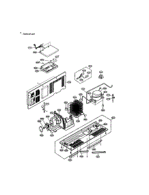 Machine Compartment parts for Lg Side-By-Side Refrigerator LRSPC2031T from AppliancePartsPros.com