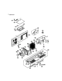 Machine Compartment parts for Lg Side-By-Side Refrigerator LRSPC2051ST from AppliancePartsPros.com