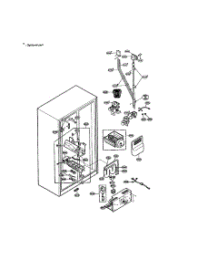 Ice And Water parts for Lg Side-By-Side Refrigerator LRSPC2331W from AppliancePartsPros.com
