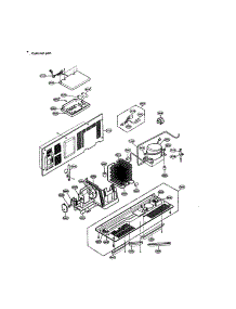 Machine Compartment parts for Lg Side-By-Side Refrigerator LRSPC2331W from AppliancePartsPros.com