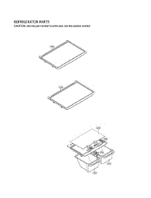 Refrigerator Parts parts for Lg Top-Mount Refrigerator LRTLS2403S/00 from AppliancePartsPros.com
