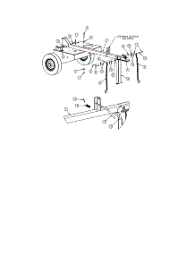 Tongue - All Models parts for Swisher Log Splitter LS12534H12V from AppliancePartsPros.com