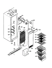 Refrigerator Compartment 1 parts for Lg Side-By-Side Refrigerator LSC21943ST from AppliancePartsPros.com