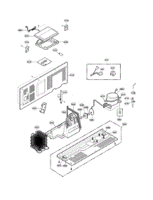 Machine Compartment parts for Lg Side-By-Side Refrigerator LSC22991ST/01 from AppliancePartsPros.com