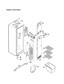 Freezer Compartment Parts parts for Lg Side-By-Side Refrigerator LSC23924ST/03 from AppliancePartsPros.com
