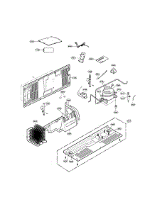 Mechanical Compartment parts for Lg Side-By-Side Refrigerator LSC24971ST/00 from AppliancePartsPros.com